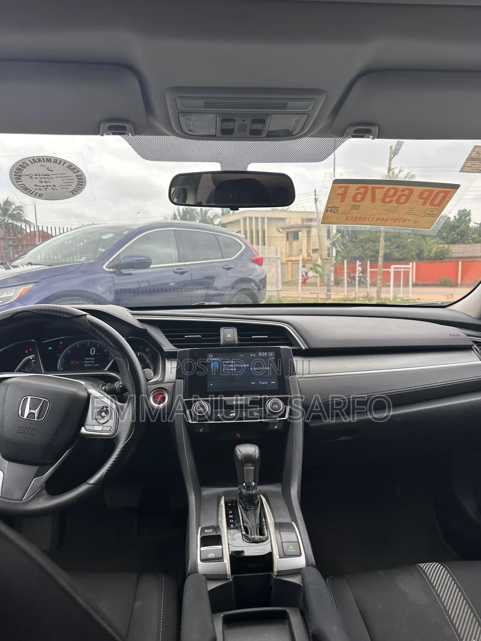 Honda Civic EX 4dr Sedan (1.5L 4cyl) 2016 Black