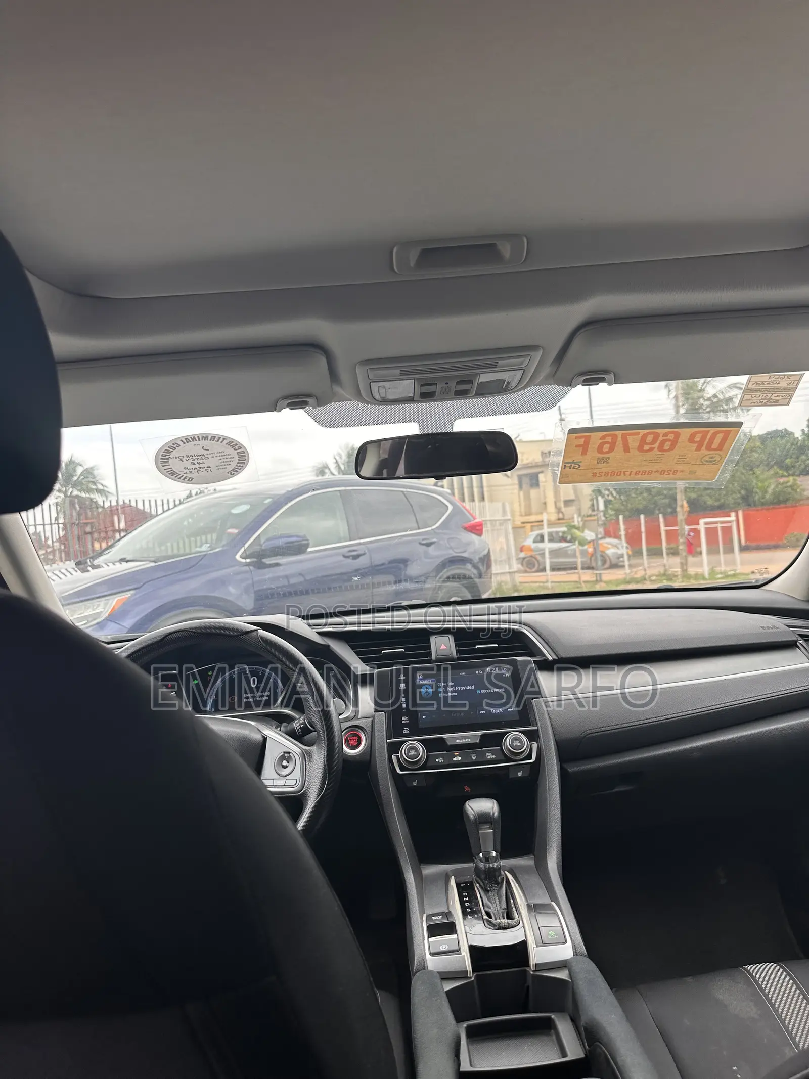 Honda Civic EX 4dr Sedan (1.5L 4cyl) 2016 Black