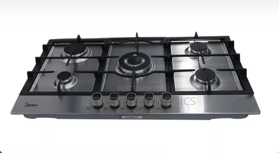 Midea 90cm 5 Burner Gas Hob| Stainless Steel [90G50ME]
