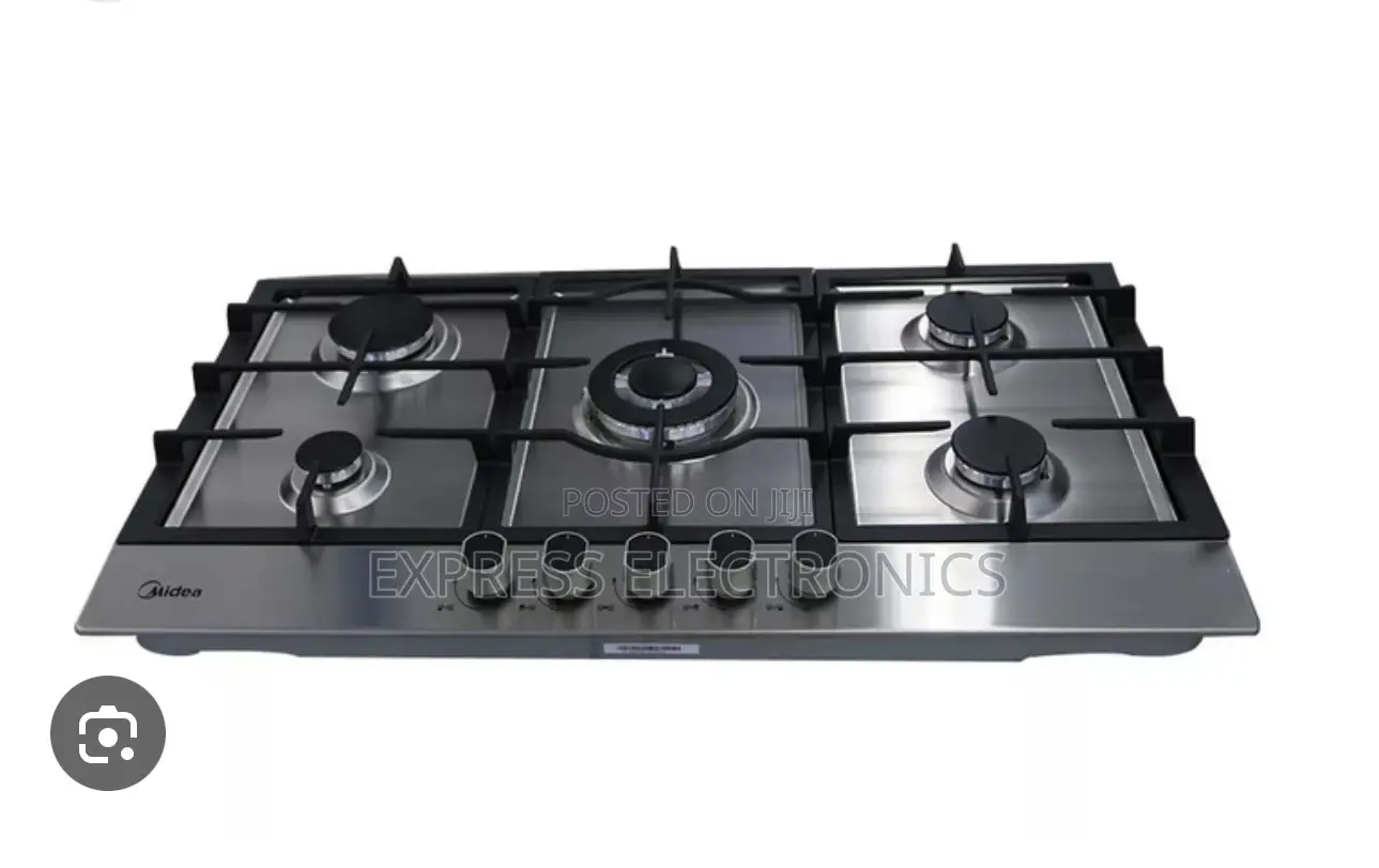 Midea 90cm 5 Burner Gas Hob| Stainless Steel [90G50ME]