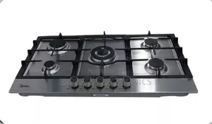 Brand New Midea 90cm 5 Burner Gas Hob| Stainless Steel [90G50ME]