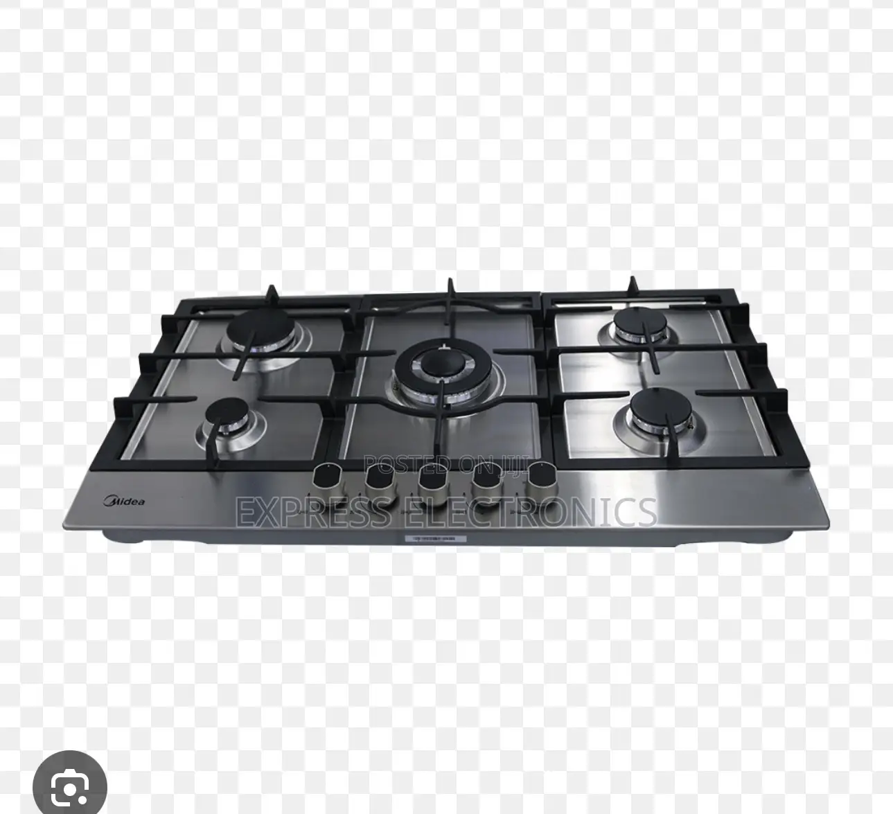 Brand New Midea 90cm 5 Burner Gas Hob| Stainless Steel [90G50ME]