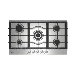 High Quality Midea 90cm 5 Burner Gas Hob| Stainless Steel [90G50ME]