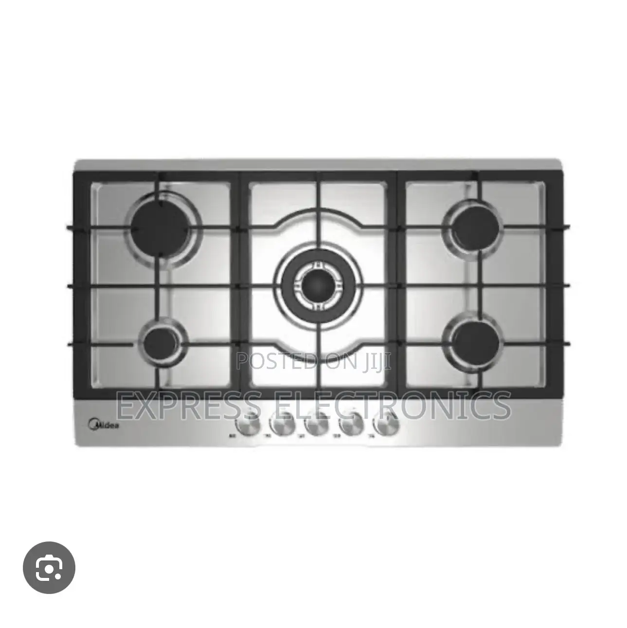 Shop the New Midea 90cm 5 Burner Gas Hob| Stainless Steel [90G50ME]