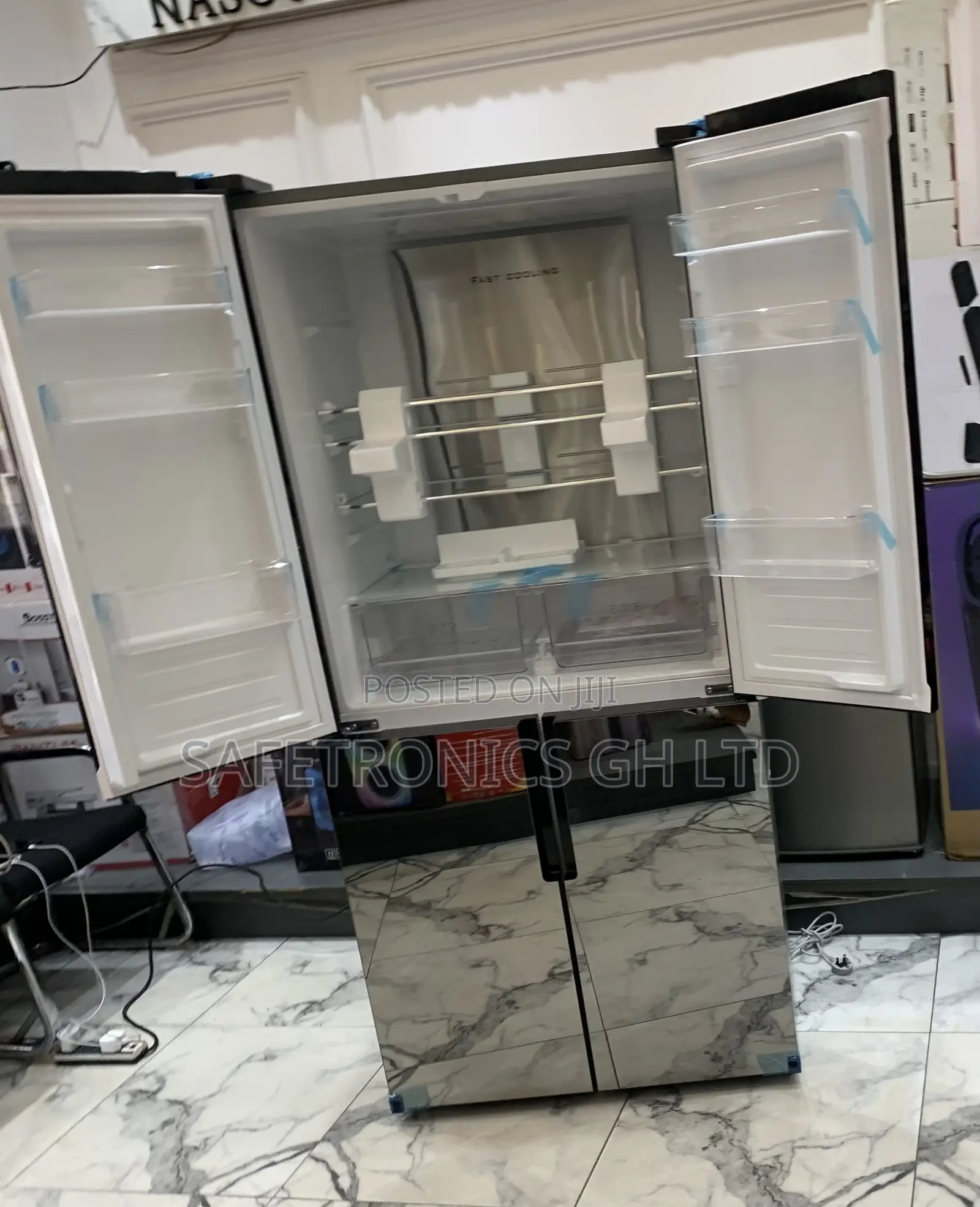 Super Quality Pearl PF-630MDBG-2GB 4-Door French-Style Refrigerator