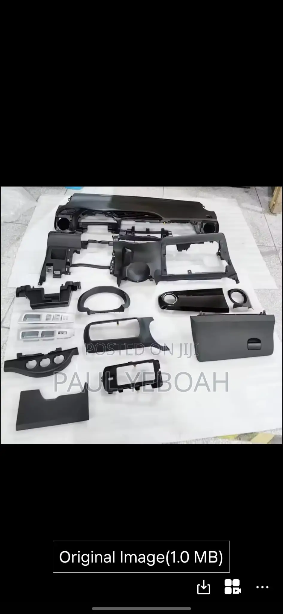 2015 Toyota Vitz Dashboard as Seen