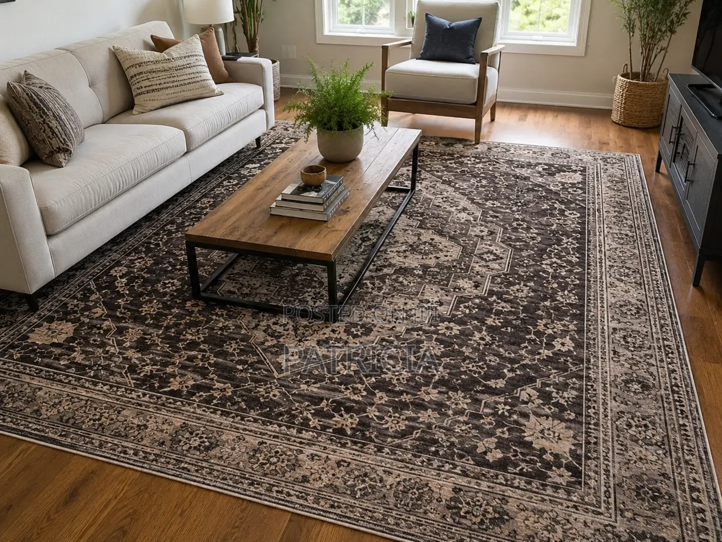 Ruggable 8x10 Washable Area Rug With Non-Slip Pad
