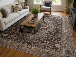 Ruggable 8x10 Washable Area Rug With Non-Slip Pad