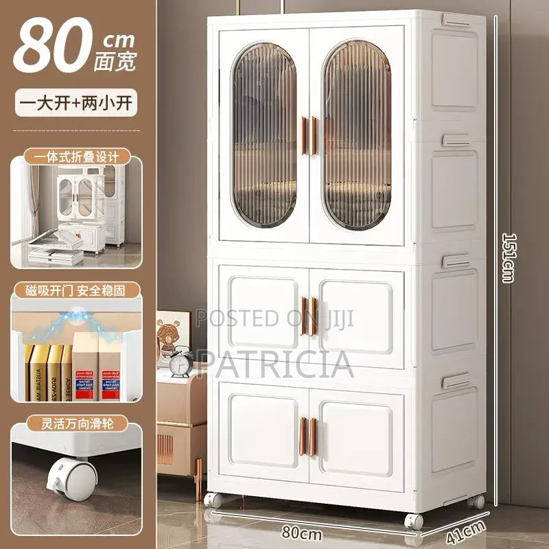 Quality Adult-Friendly Foldable Compact Wardrobe/Storage Cabinet