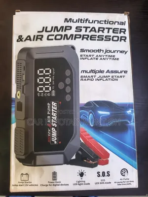 Multifunctional Jump Starter and Air Compressor
