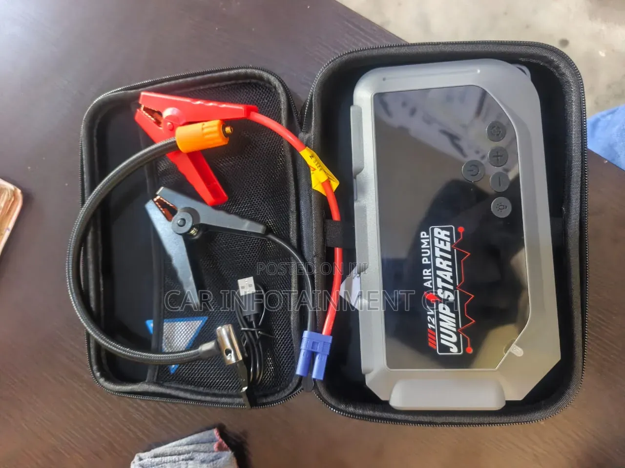 Multifunctional Jump Starter and Air Compressor