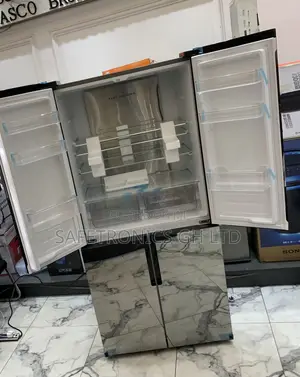 Exclusive Pearl PF-630MDBG-2GB 4-Door French-Style Refrigerator