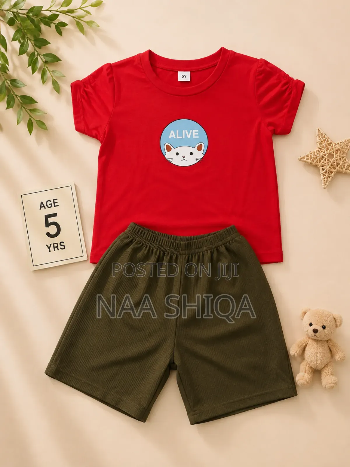 5yrs-Unisex- Kids Casual Clothing Set