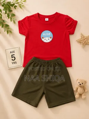 5yrs-Unisex- Kids Casual Clothing Set