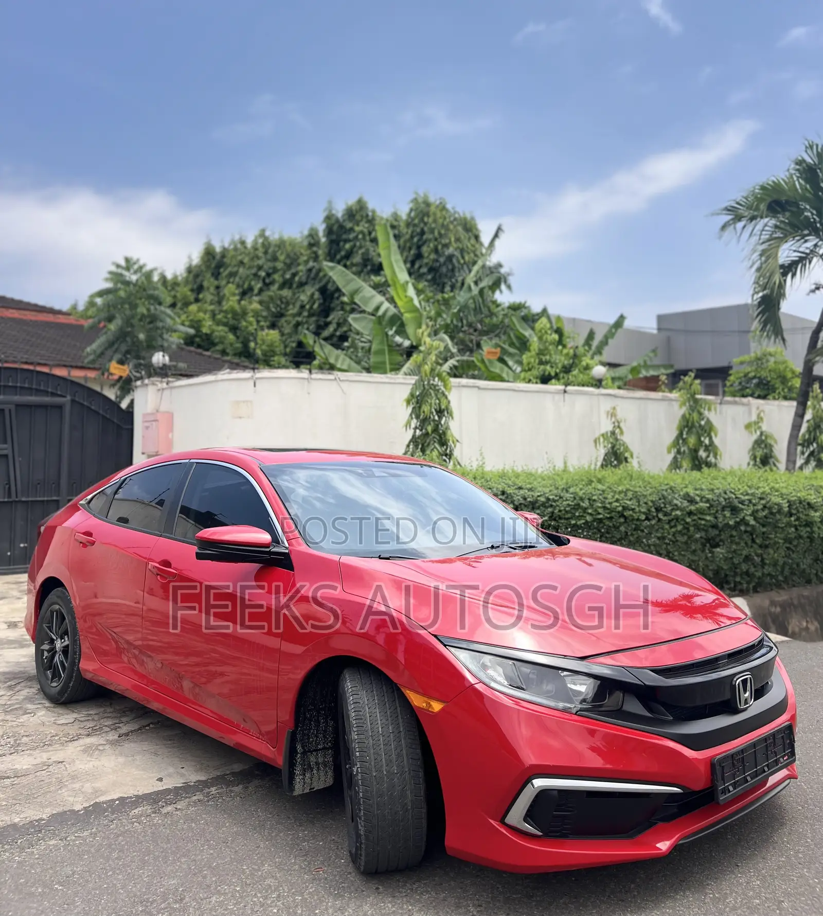Honda Civic EX 2021 Red