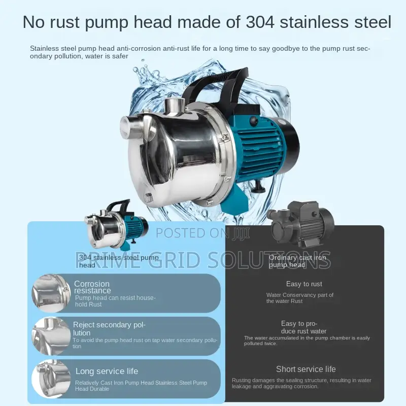 LEO Stainless Steel Surface Jet Water Pump(1HP)
