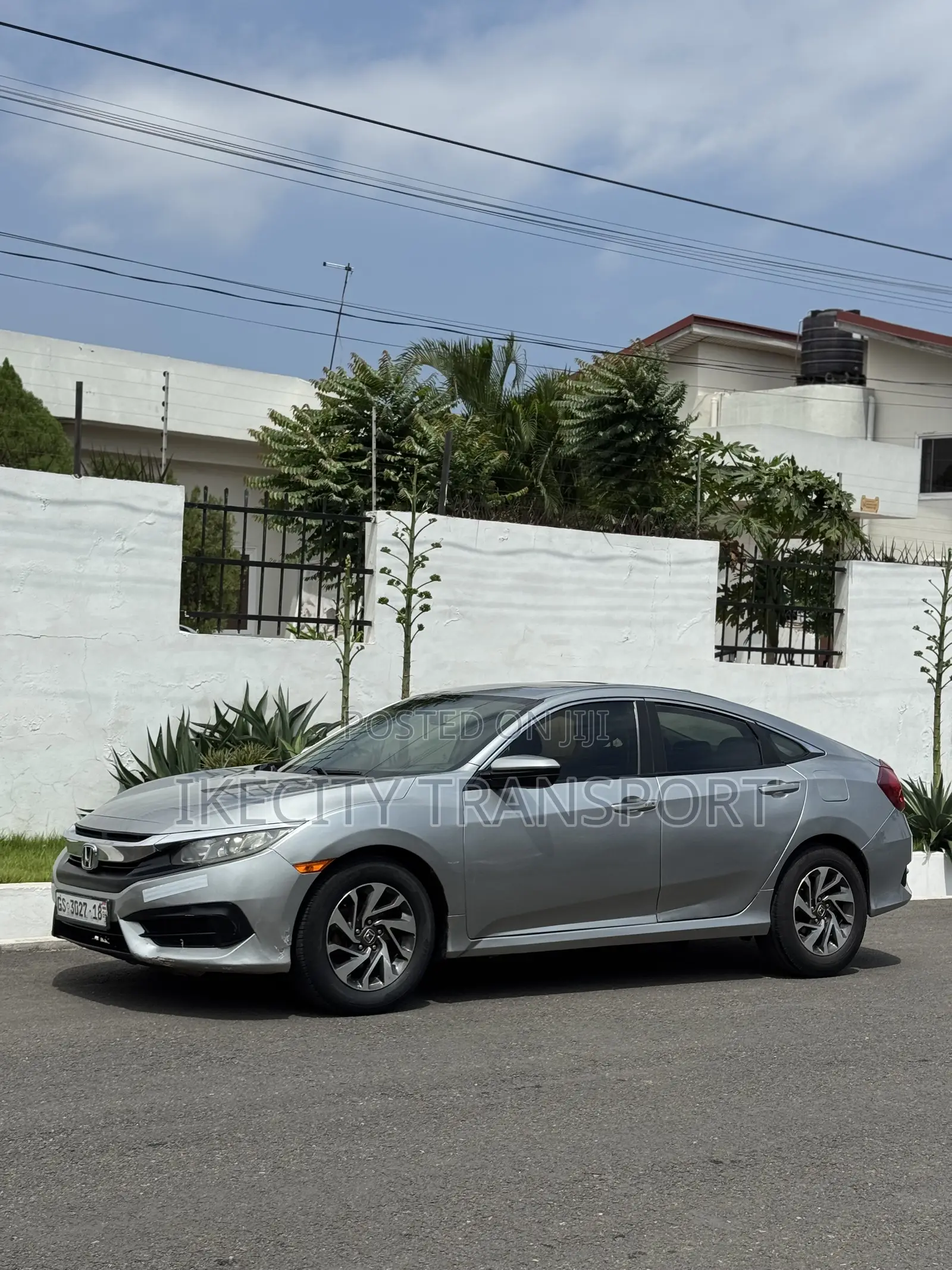 Honda Civic EX-L Sedan 2018 Silver