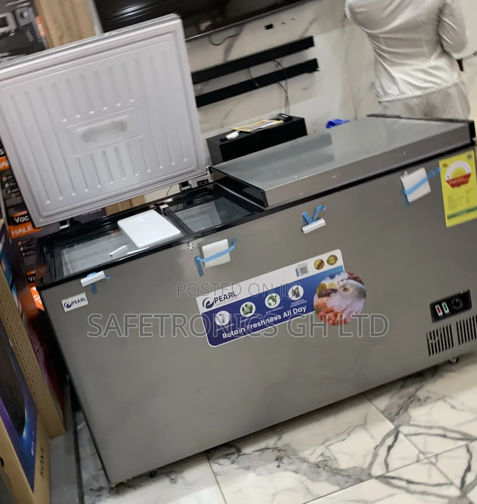 Order Good Pearl PCF-5310-6f 418L Double-Door Electric Chest Freezer