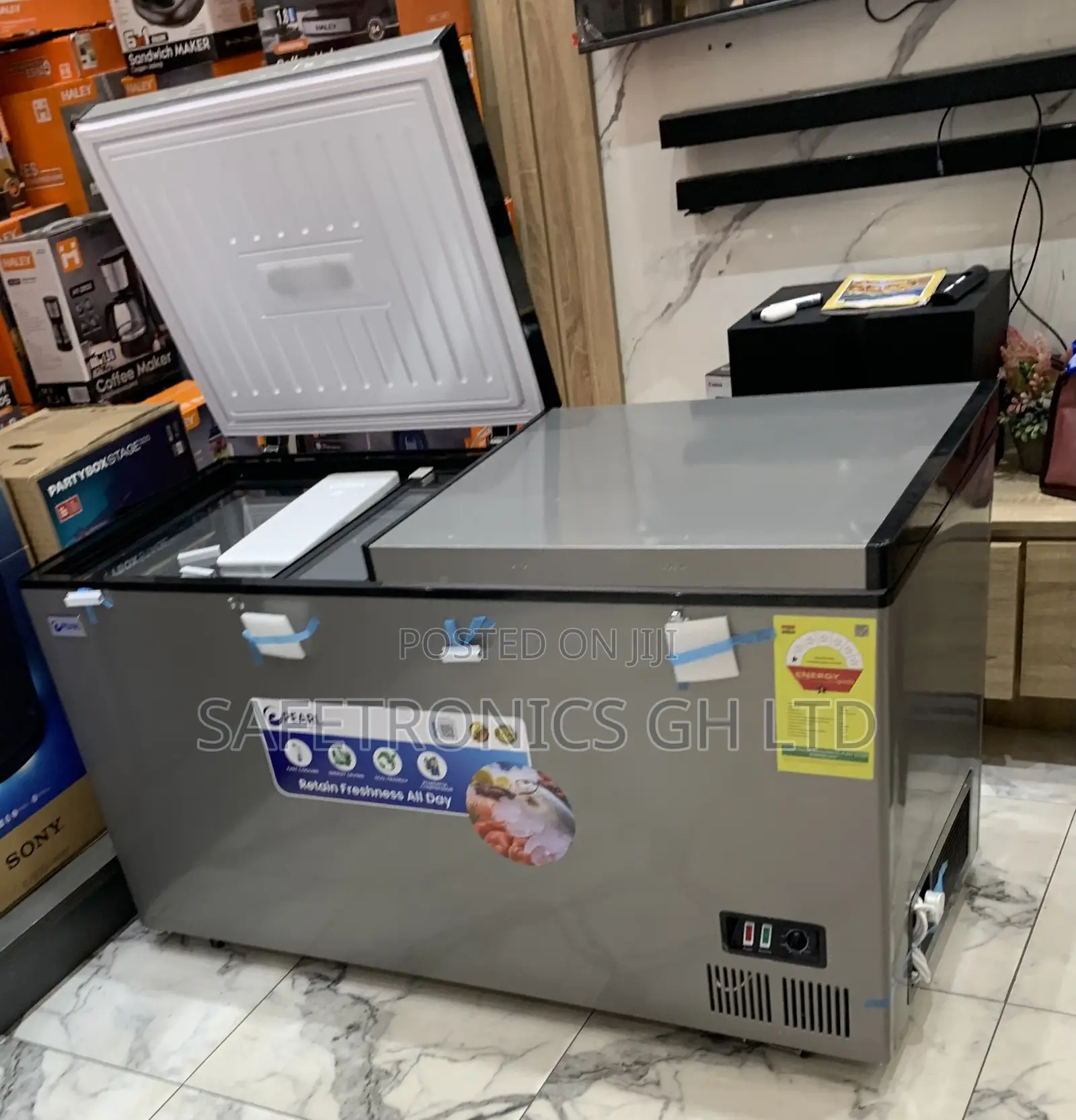 Order Good Pearl PCF-5310-6f 418L Double-Door Electric Chest Freezer