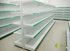 Double-Sided Gondola Rack, Centre Shelve – Strong Spacious