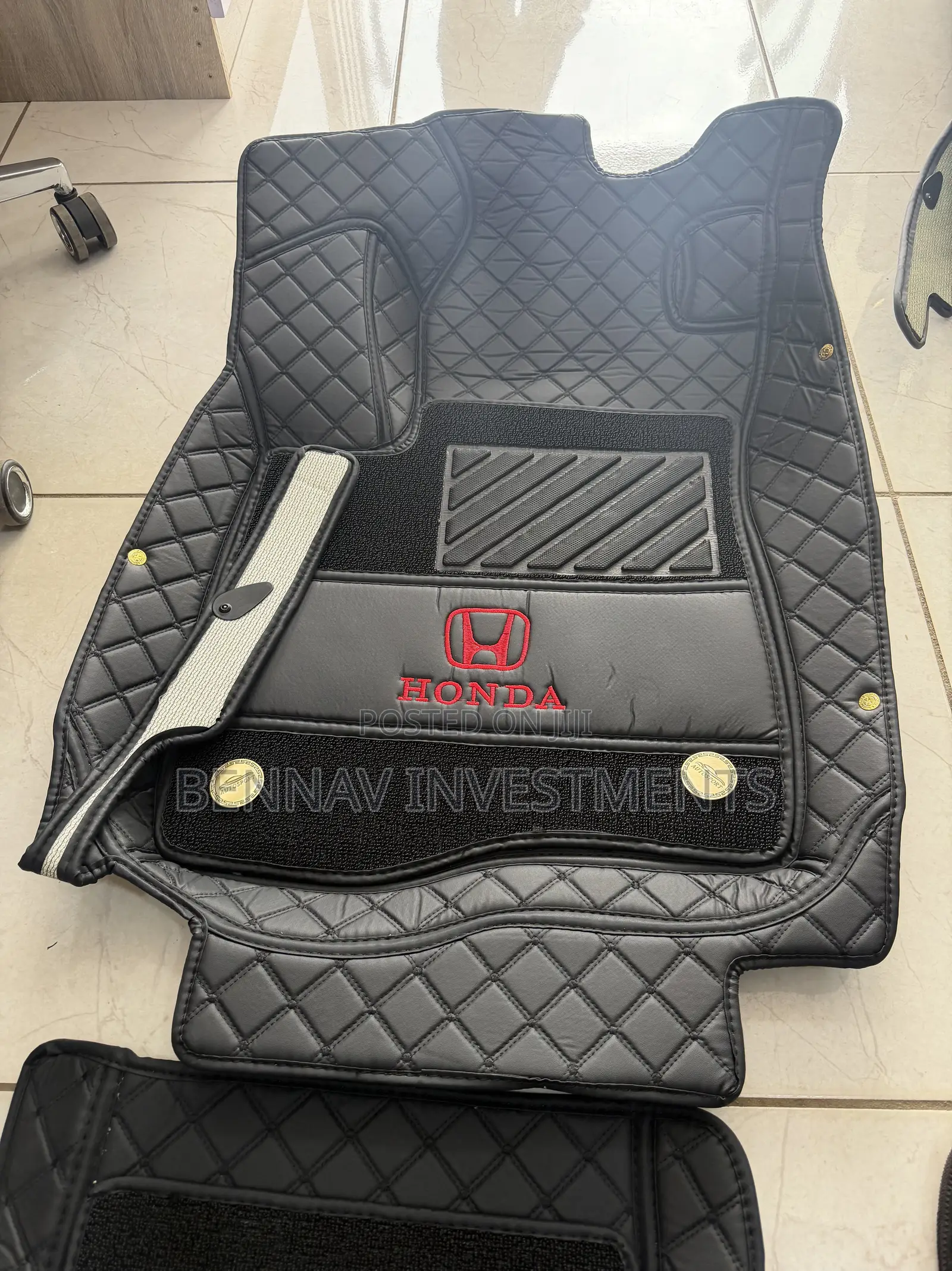 5D Premium Leather Floor Mat/Carpet for Honda CR-V 2023 to 2026