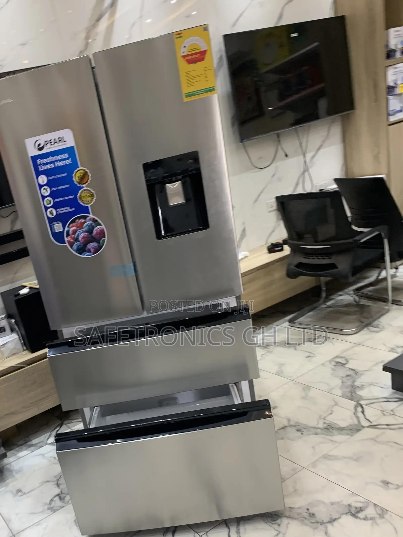 Check Out PF-702MDIXWD-2B Pearl 531L 4-Door French Door Refrigerator