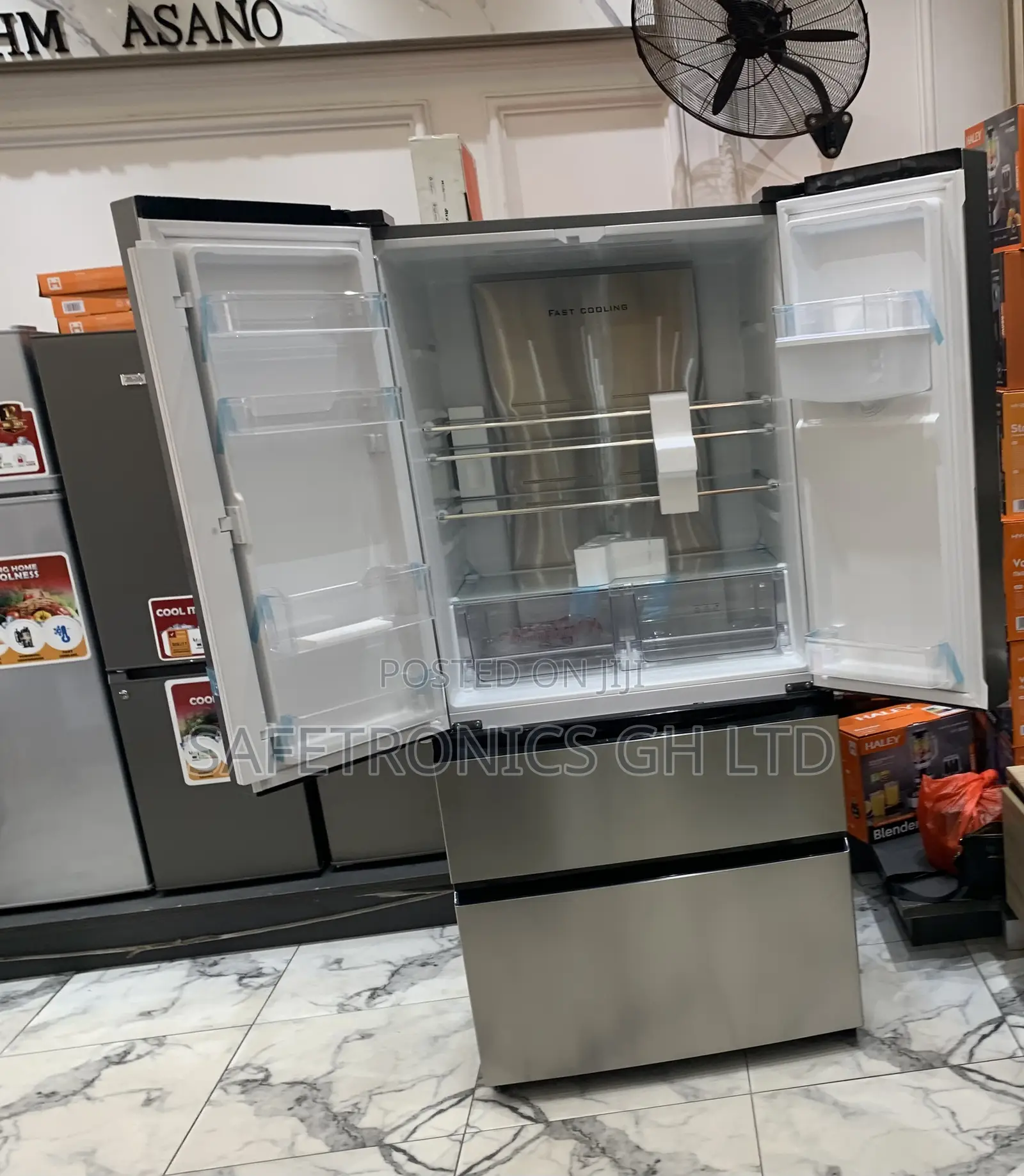 Fabulous Pearl PF-702MDIXWD-2B 531L 4-Door French Door Refrigerator