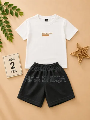 2yrs- Unisex- Kids Casual Clothing Set