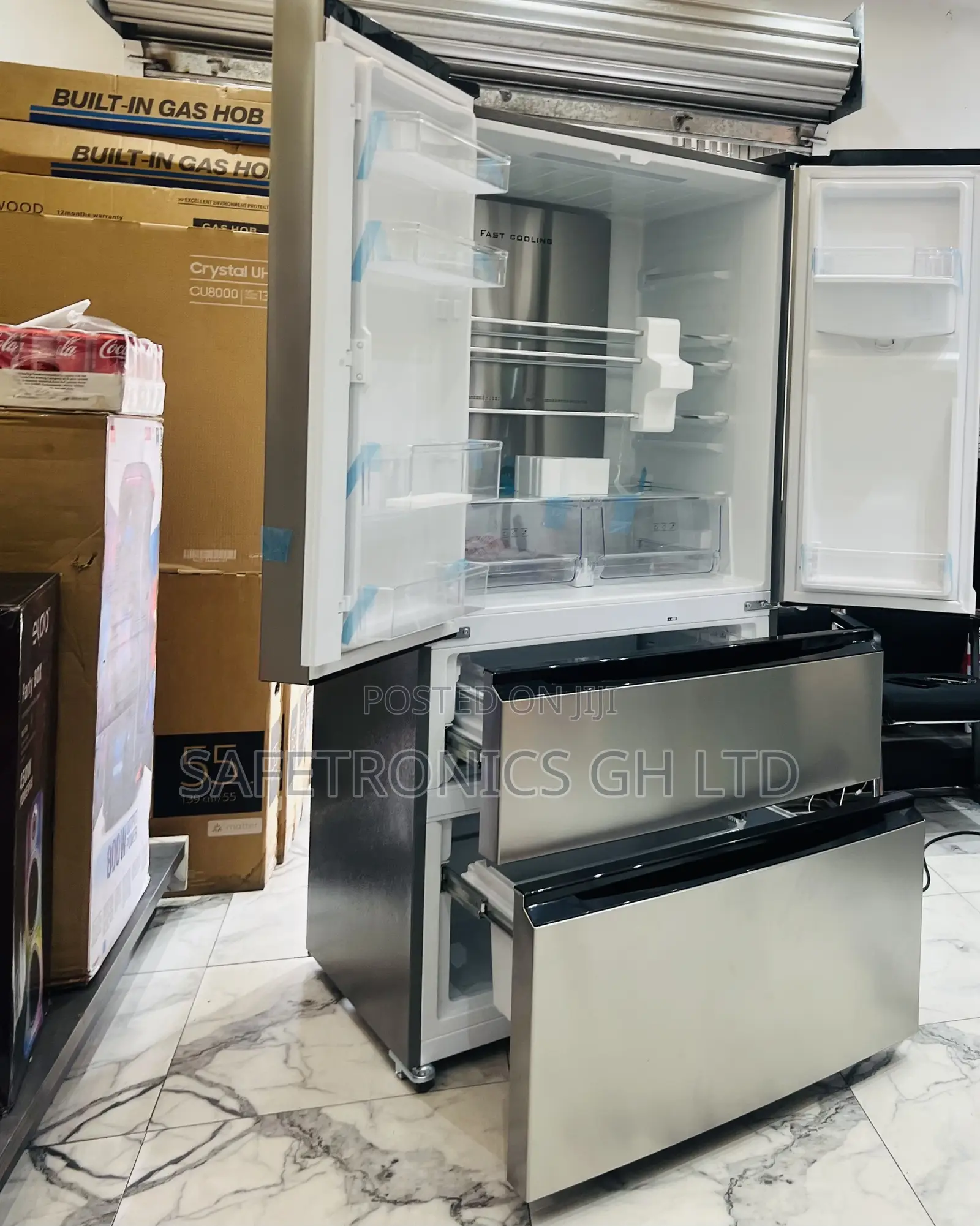 New Design PF-702MDIXWD-2B 531L 4-Door French Door Refrigerator