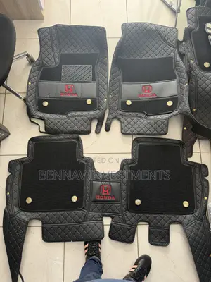 5D Premium Leather Floor Mat/Carpet for Honda HR-V 2017 to 2021