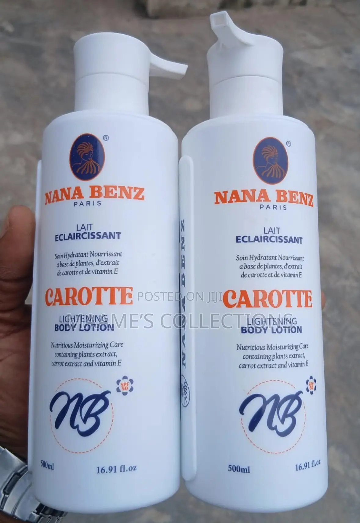 Nana Benz Paris Carotte Lightening Body Lotion `