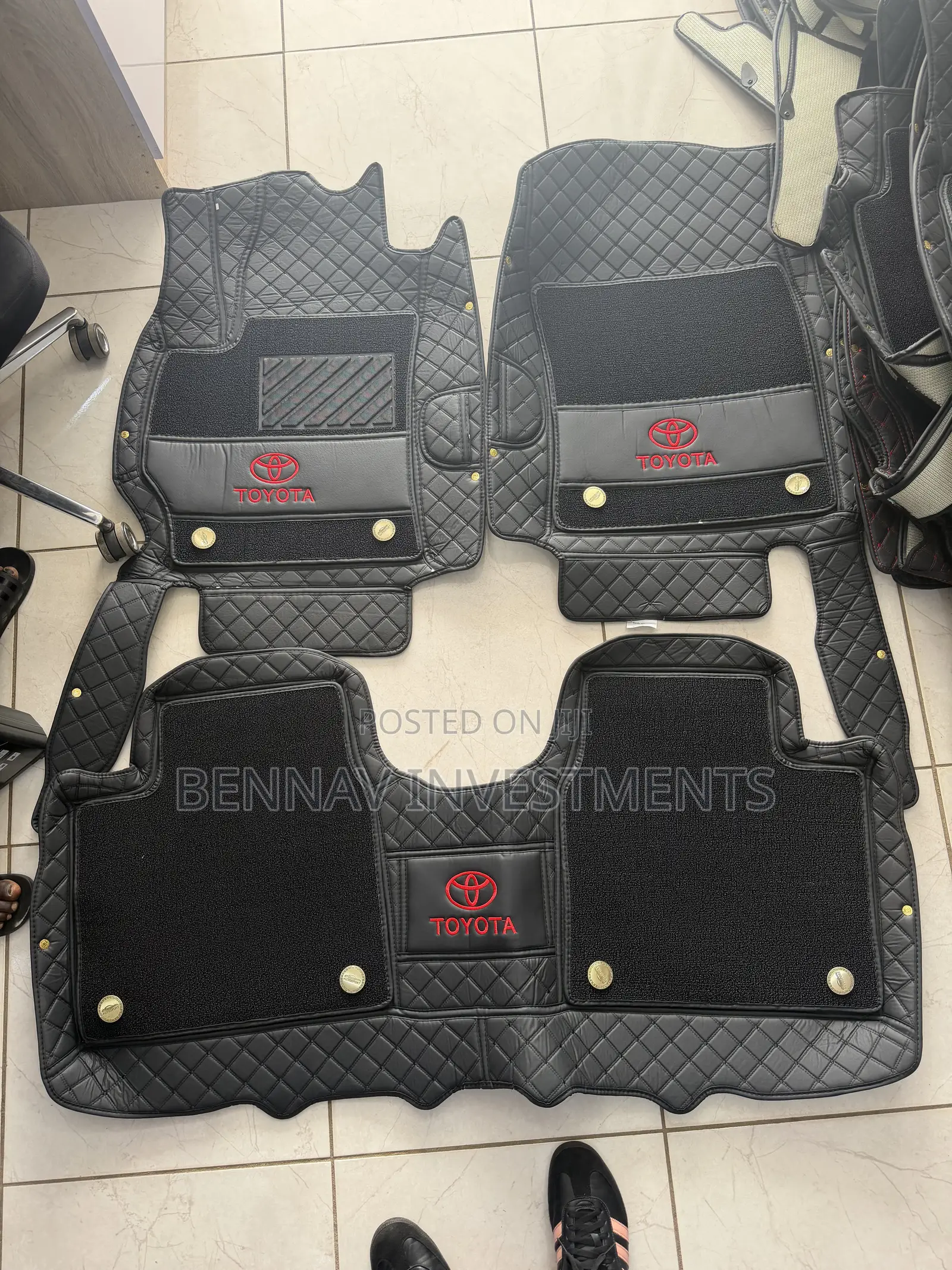 5D Premium Leather Floor Mat/Carpet for Toyota Corolla 2014 to 2019