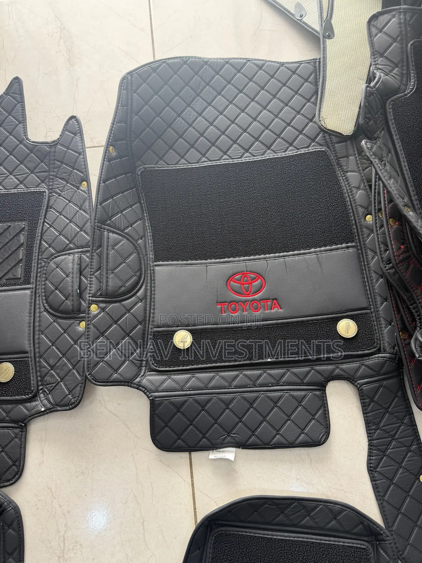 5D Premium Leather Floor Mat/Carpet for Toyota Corolla 2014 to 2019