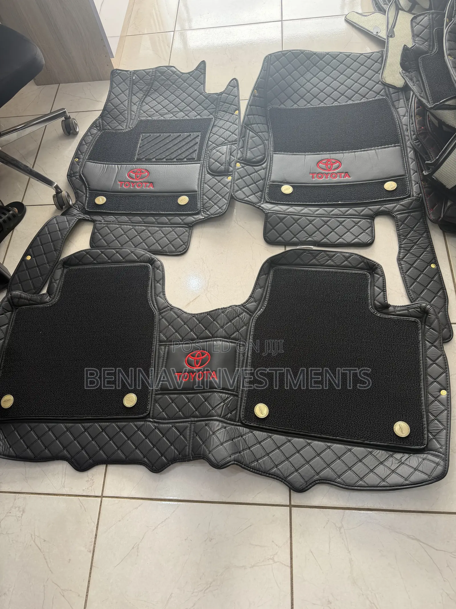 5D Premium Leather Floor Mat/Carpet for Toyota Corolla 2014 to 2019