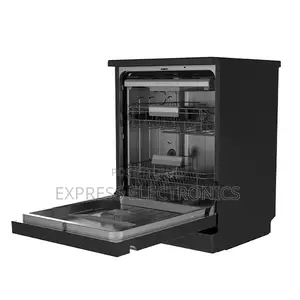 Midea 14-Plate Built-in Smart Dishwasher [Black] - WQP14-W7703L(B)—