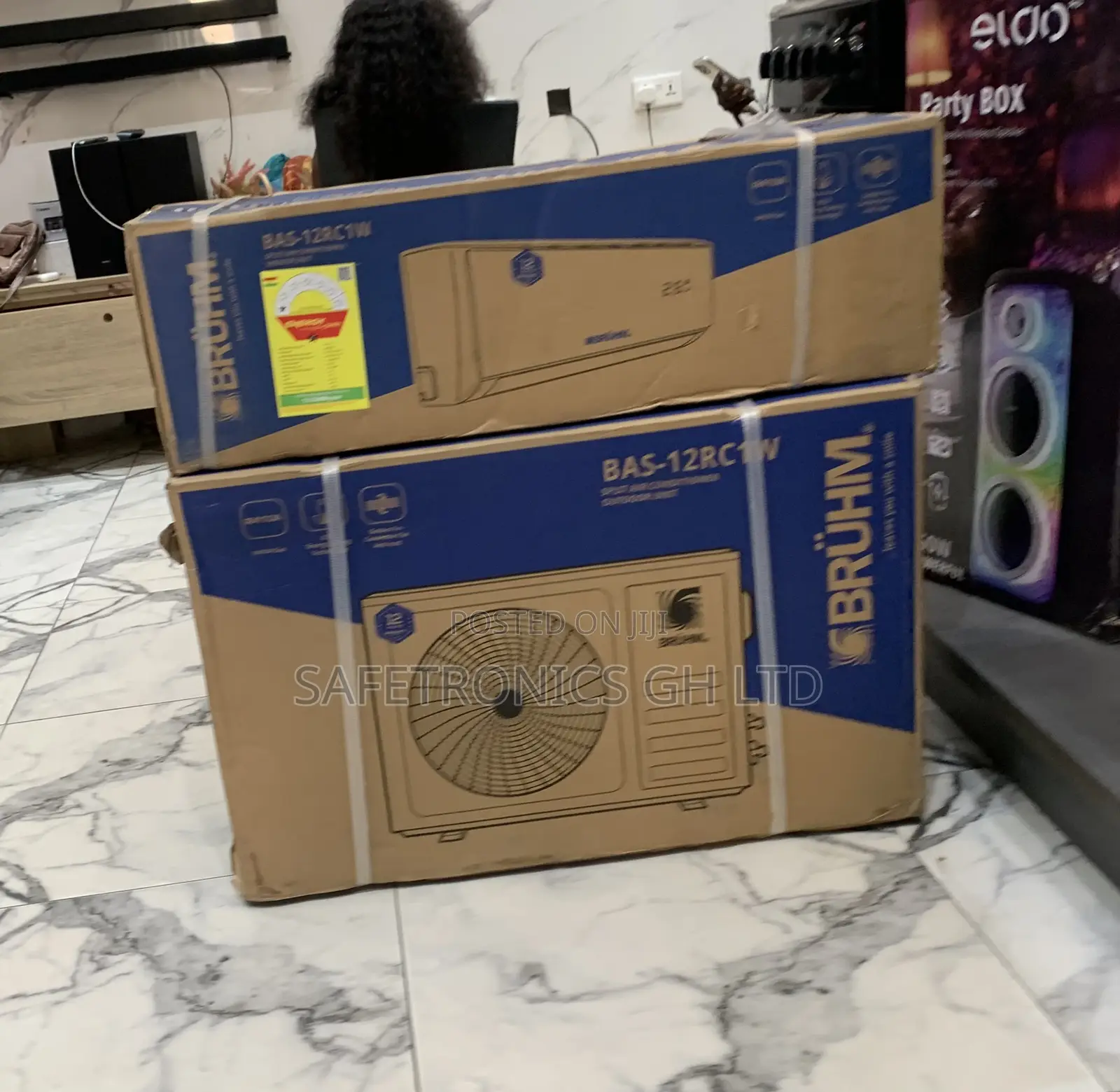 Super New Bruhm 1.5 HP AC -R410 Gas– 1 Star Air Conditioner