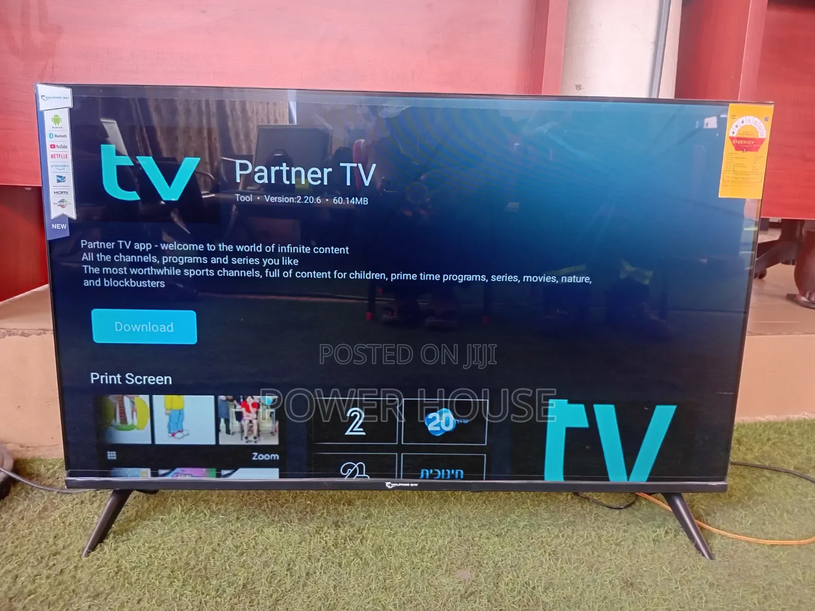 Smart LED TV With Beautiful Screen Display, Netflix YouTube