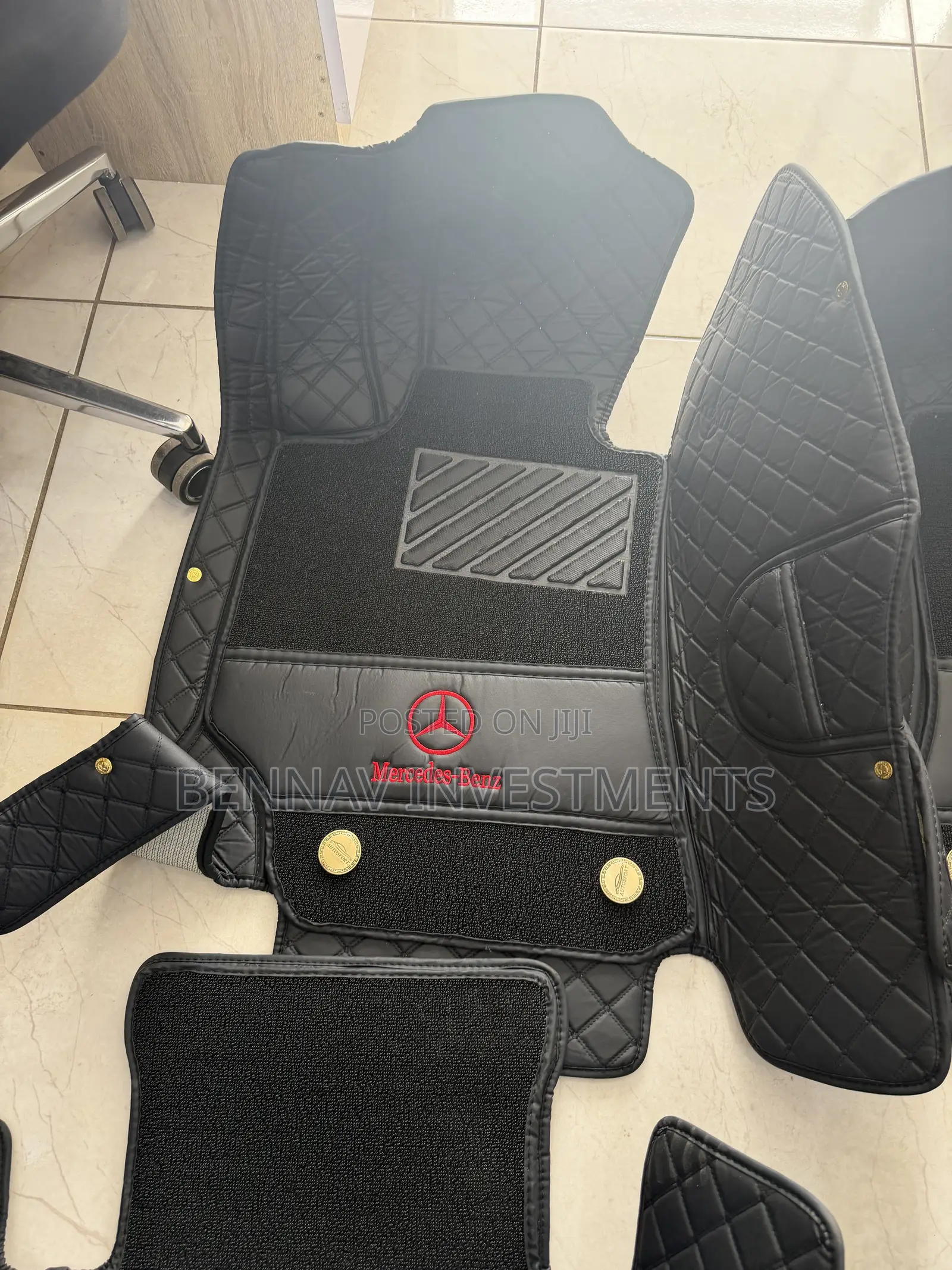 5D Premium Leather Floor Mat/Carpet - Mercedes Benz C300 2015 to 2021
