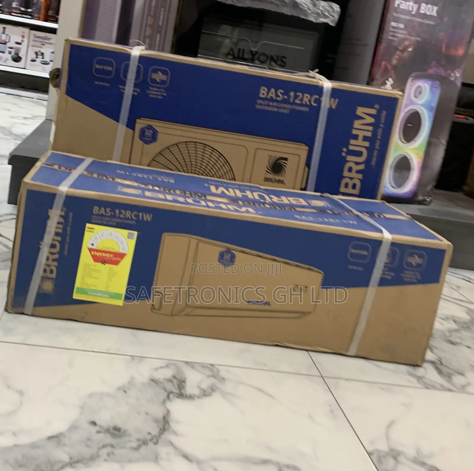 Fabulous Sleek Bruhm 1.5 HP AC -R410 Gas – 1 Star Air Conditioner