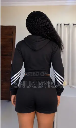 Women 2pcs Jacket and Shorts Set