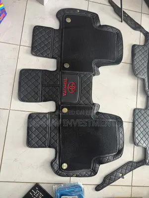 5D Premium Leather Floor Mat/Carpet for Toyota Highlander 2015 to 2019