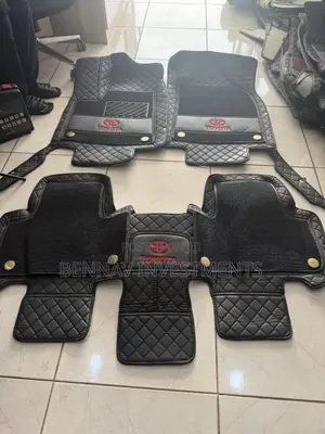 5D Premium Leather Floor Mat/Carpet for Toyota Highlander 2015 to 2019