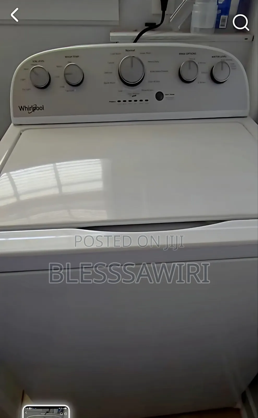 23kg Whirlpool Top Load Washing Machine for Laundry, Home, Hotels Etc