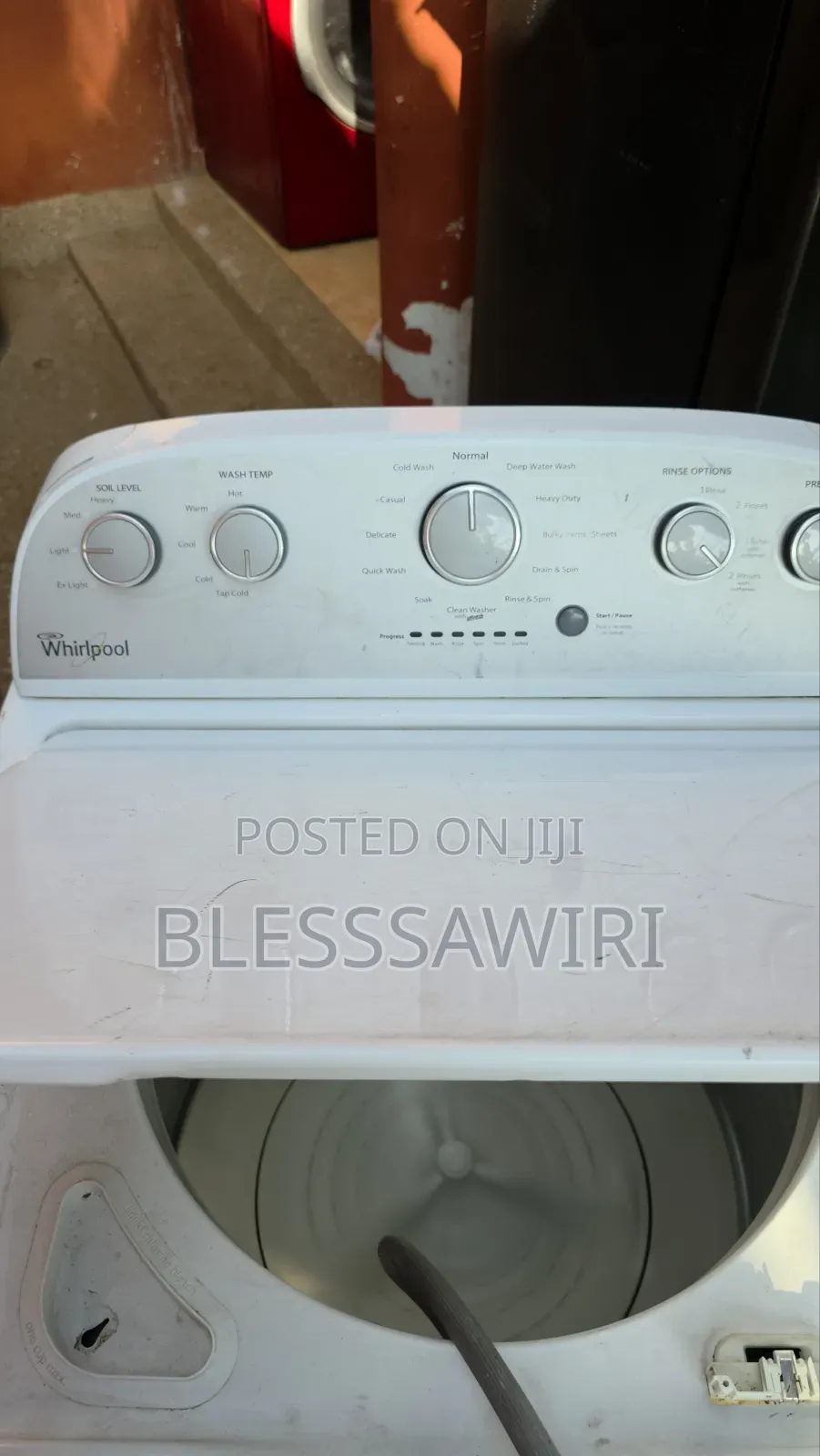 23kg Whirlpool Top Load Washing Machine for Laundry, Home, Hotels Etc