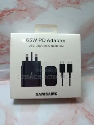Samsung 65W Super Fast Charging Adapter With USB-C Cable