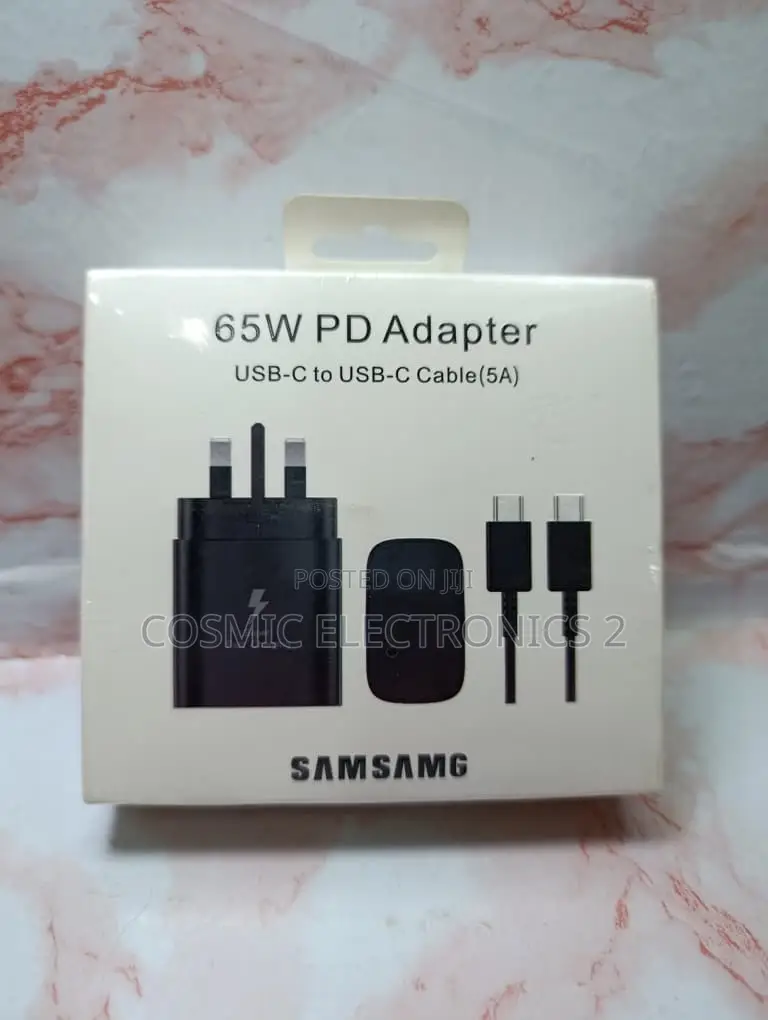 Samsung 65W Super Fast Charging Adapter With USB-C Cable