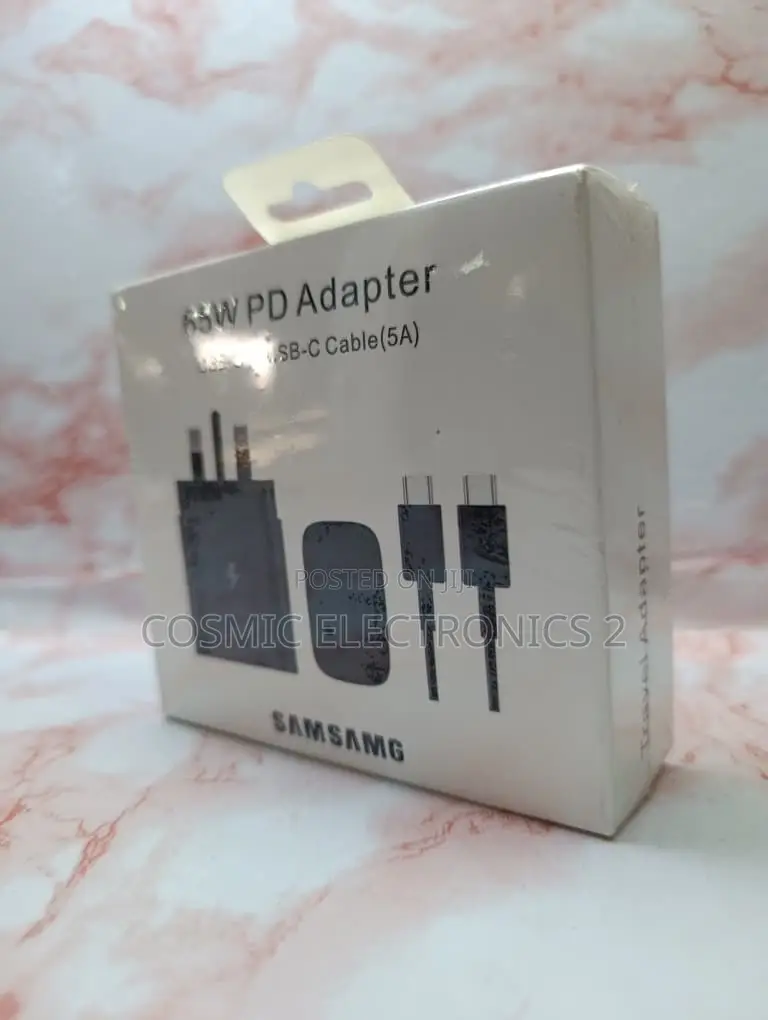 Samsung 65W Super Fast Charging Adapter With USB-C Cable