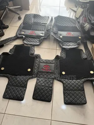 5D Premium Leather Floor Mat/Carpet for Toyota Highlander 2020 to 2024