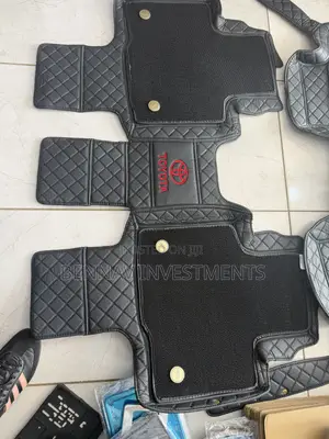 5D Premium Leather Floor Mat/Carpet for Toyota Highlander 2020 to 2024