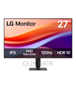 LG 27” Full HD IPS Monitor, 120Hz, HDR10, Reader Mode Support